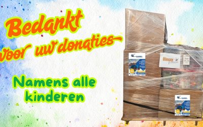 Donaties Aangekomen voor Kinderopvang aan Huis in Suriname